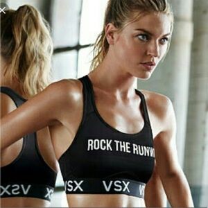 Victoria’s Secret Black Rock the Runway Sports Bra